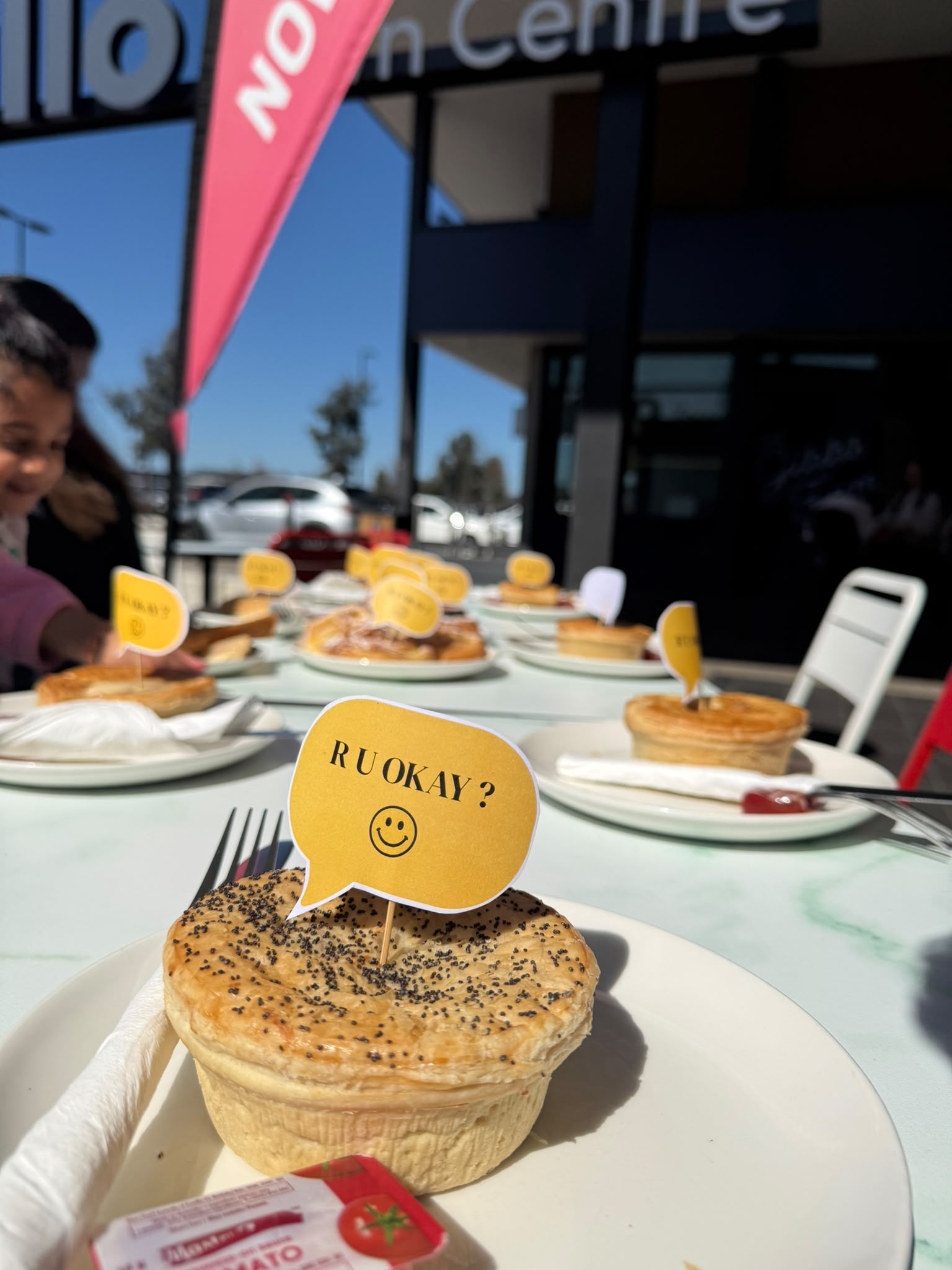 R U OK Day morning tea with the Shiners Group team