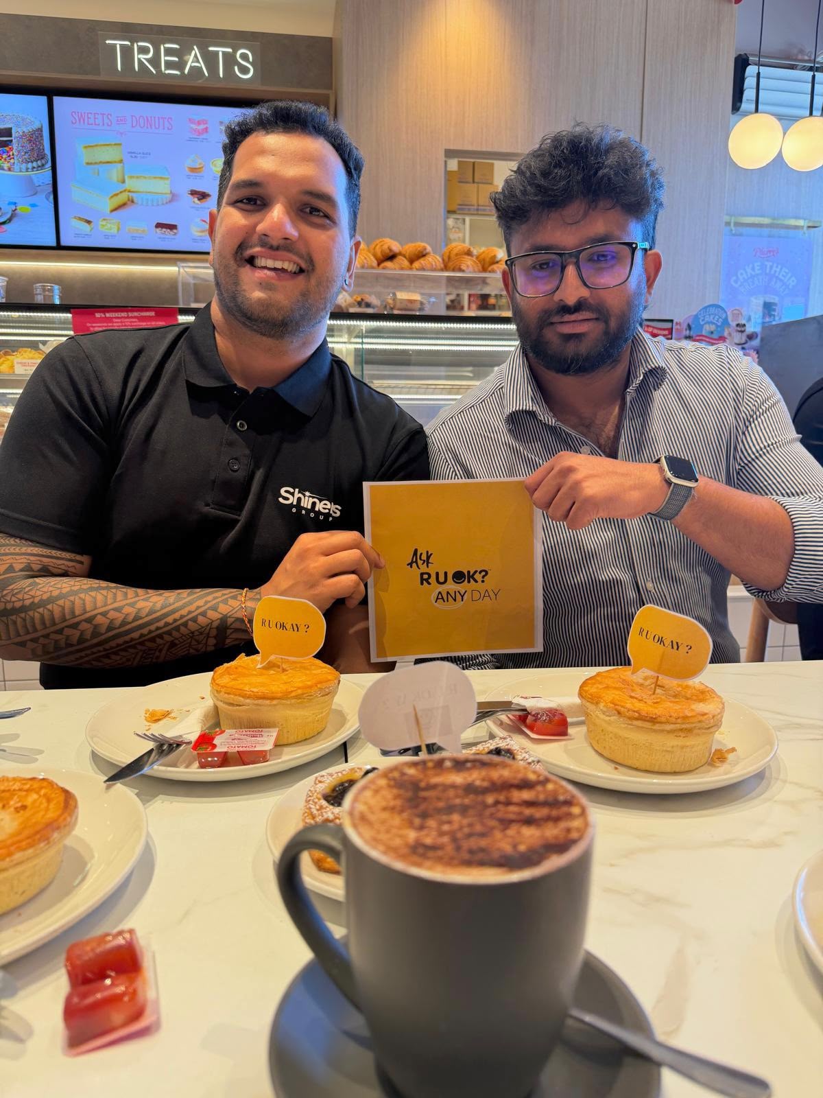 R U OK? Day coffee and pastries with the team